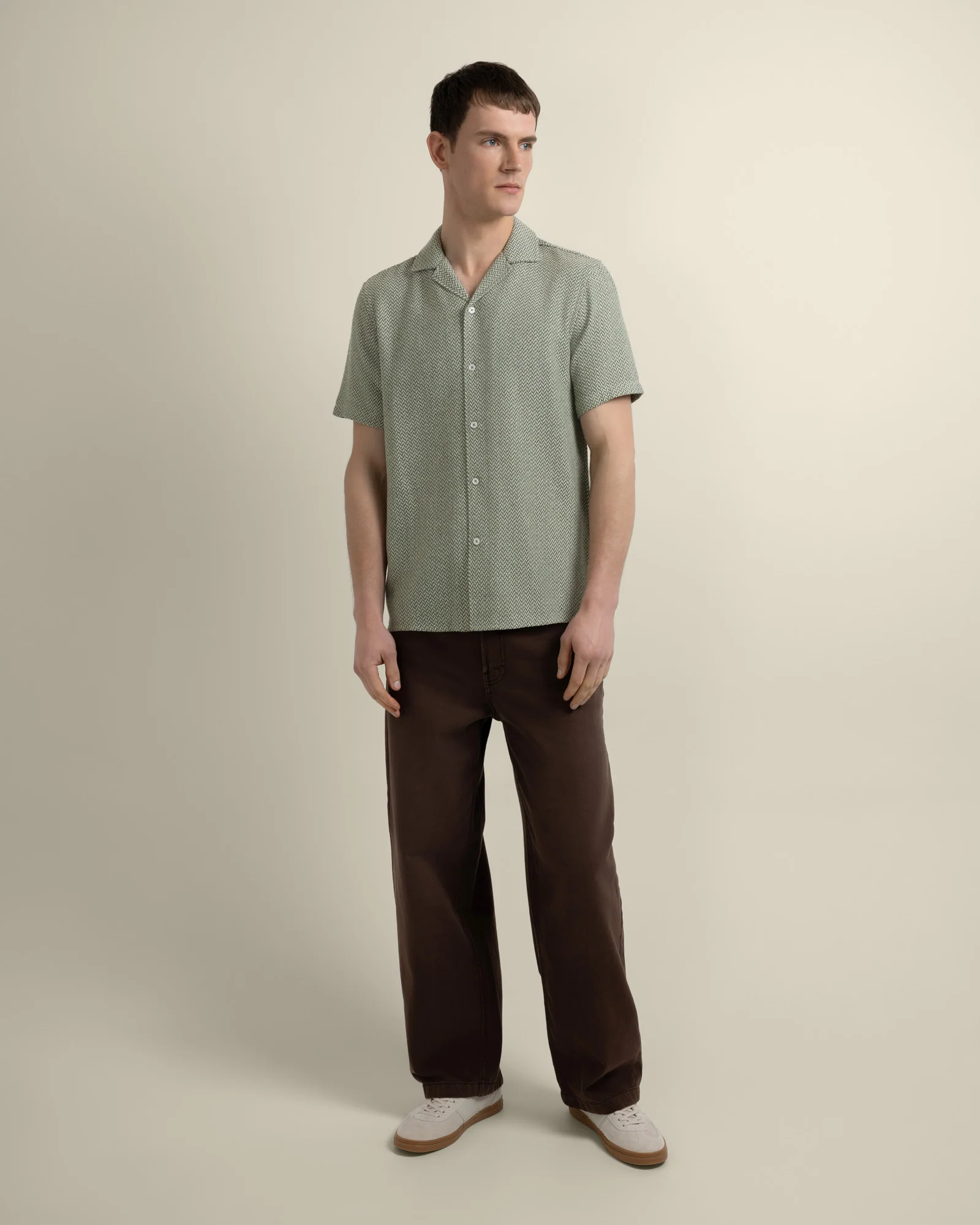 Wray - Chevron Short Sleeve Shirt - Image 2